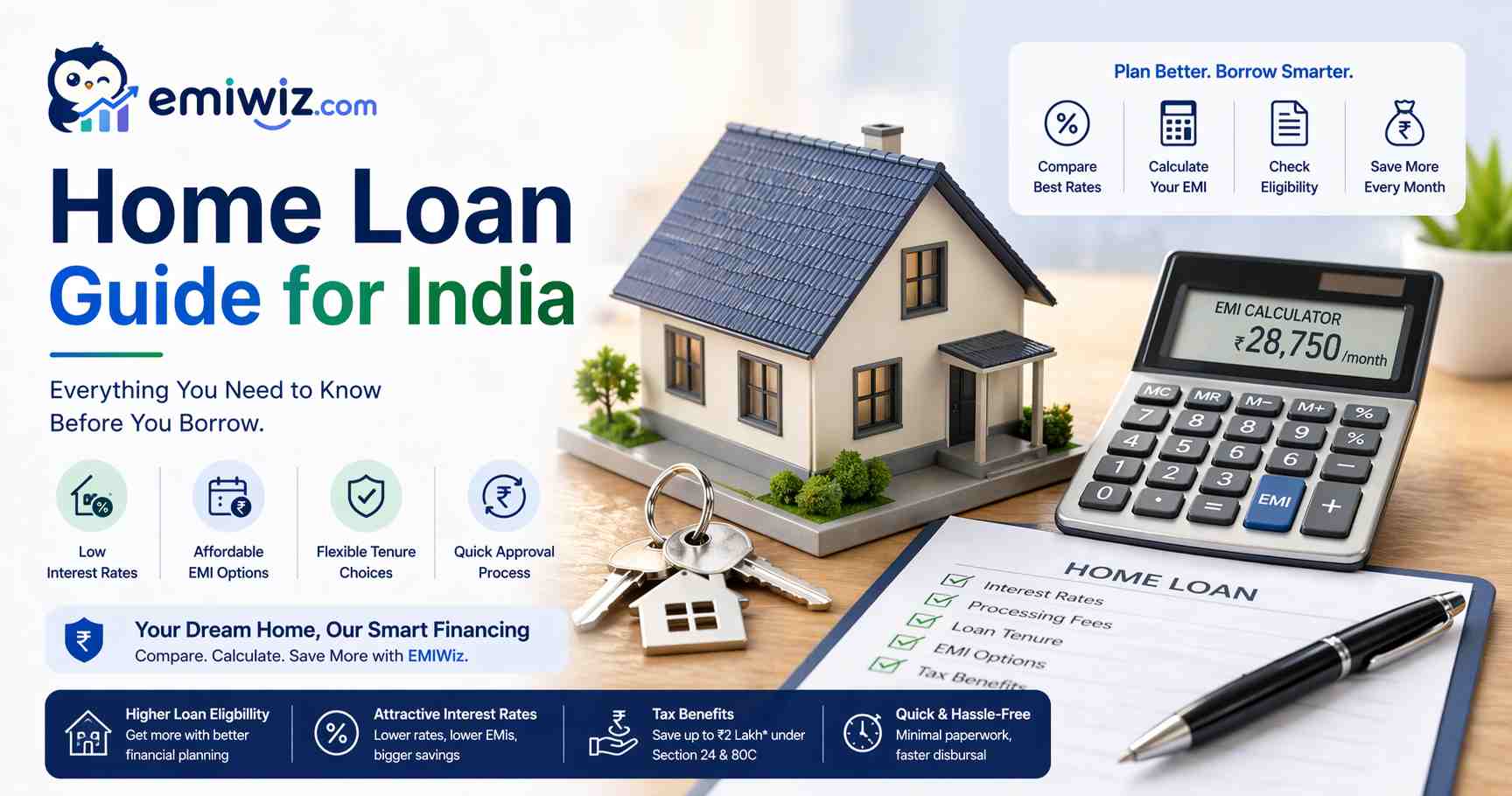 Home Loan Guide India 2026: EMI, Eligibility, Documents & Tax Benefits